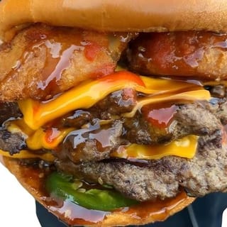 MONSTER SPICY BBQ + Fries & 12oz Coke